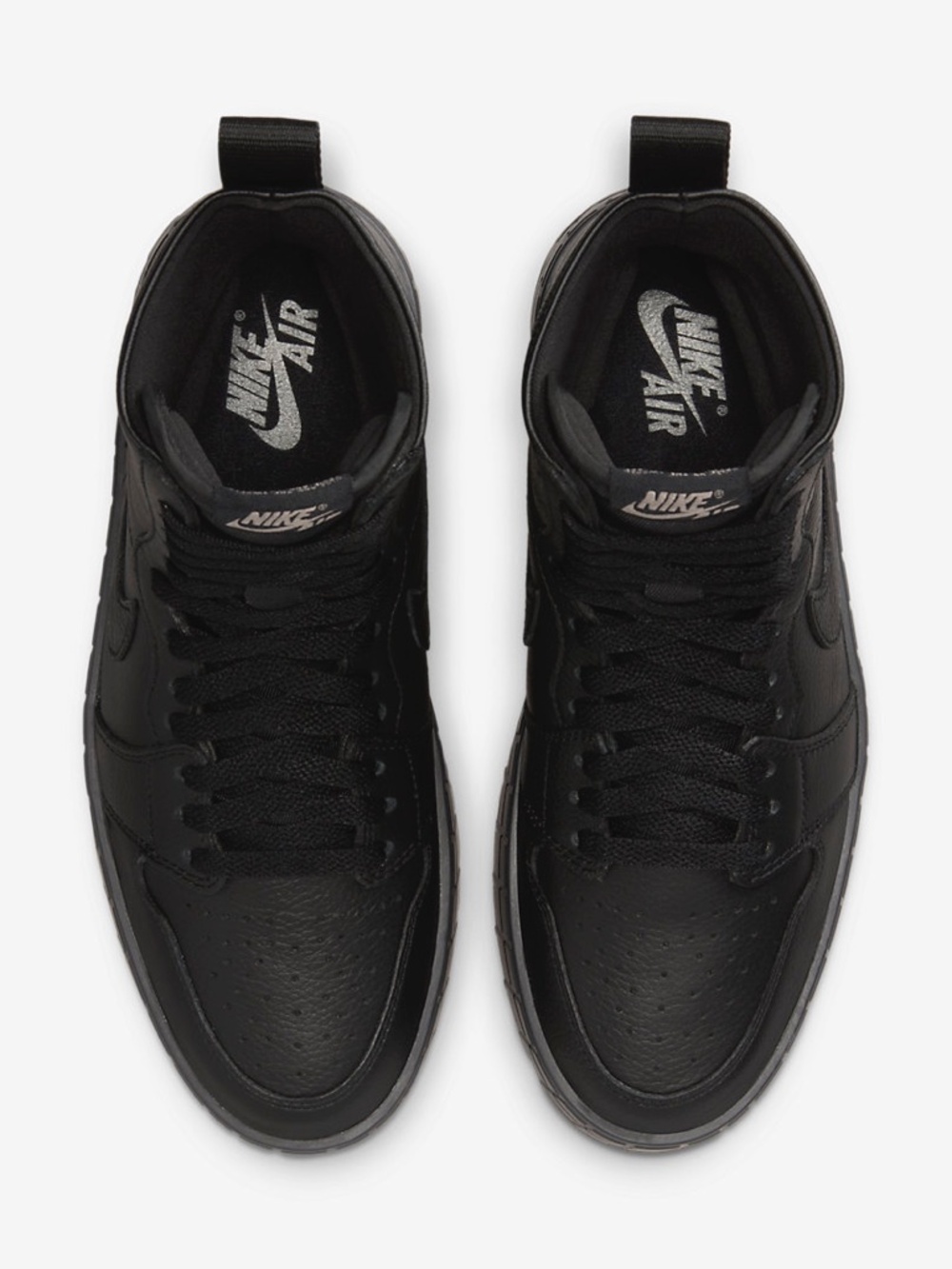 Nike FJ5737-001 Air Jordan 1 Brooklyn Hight Platform Sneaker Womens Size 7 Black - Picture 5 of 14